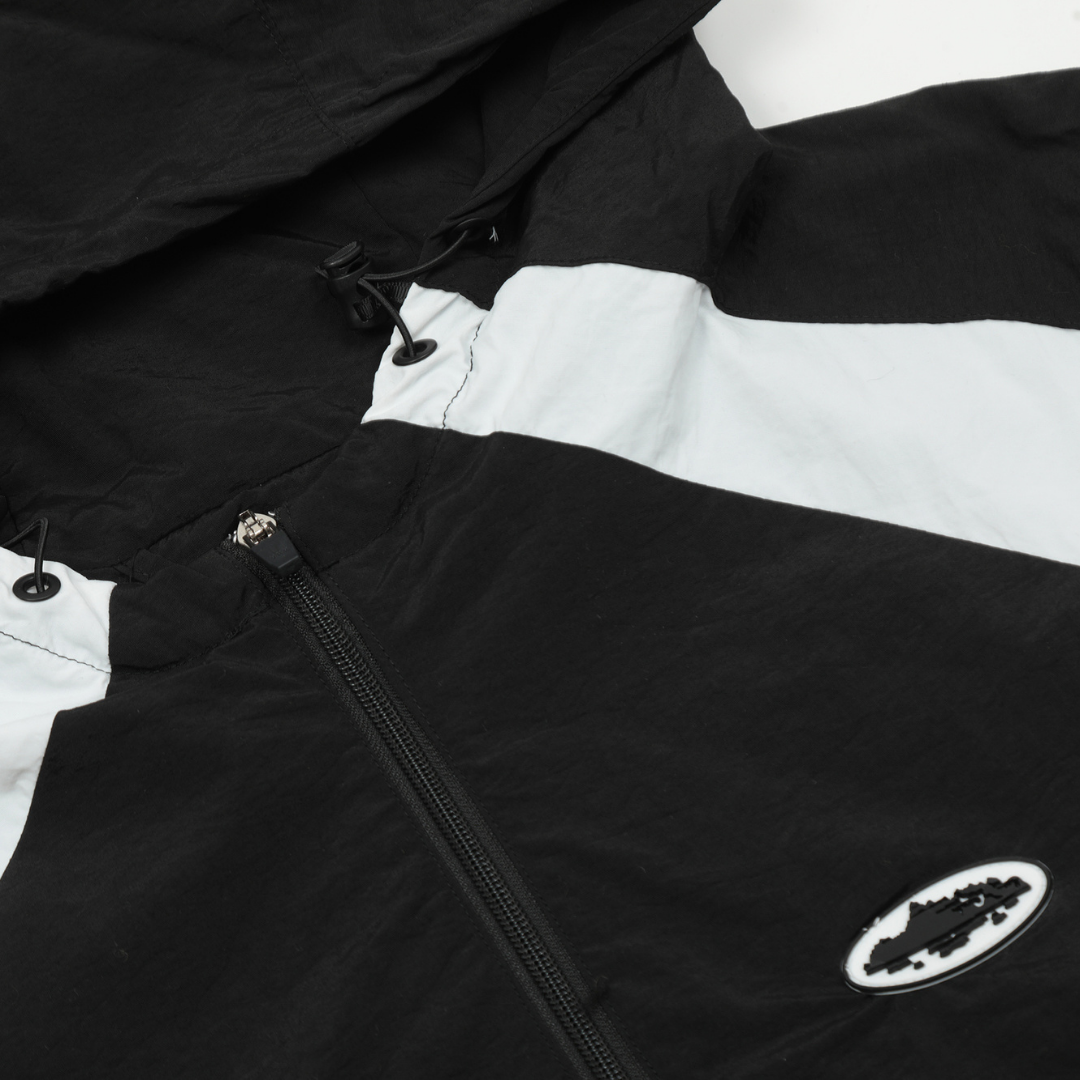 FLMNGO x Crtz Black Windbreaker