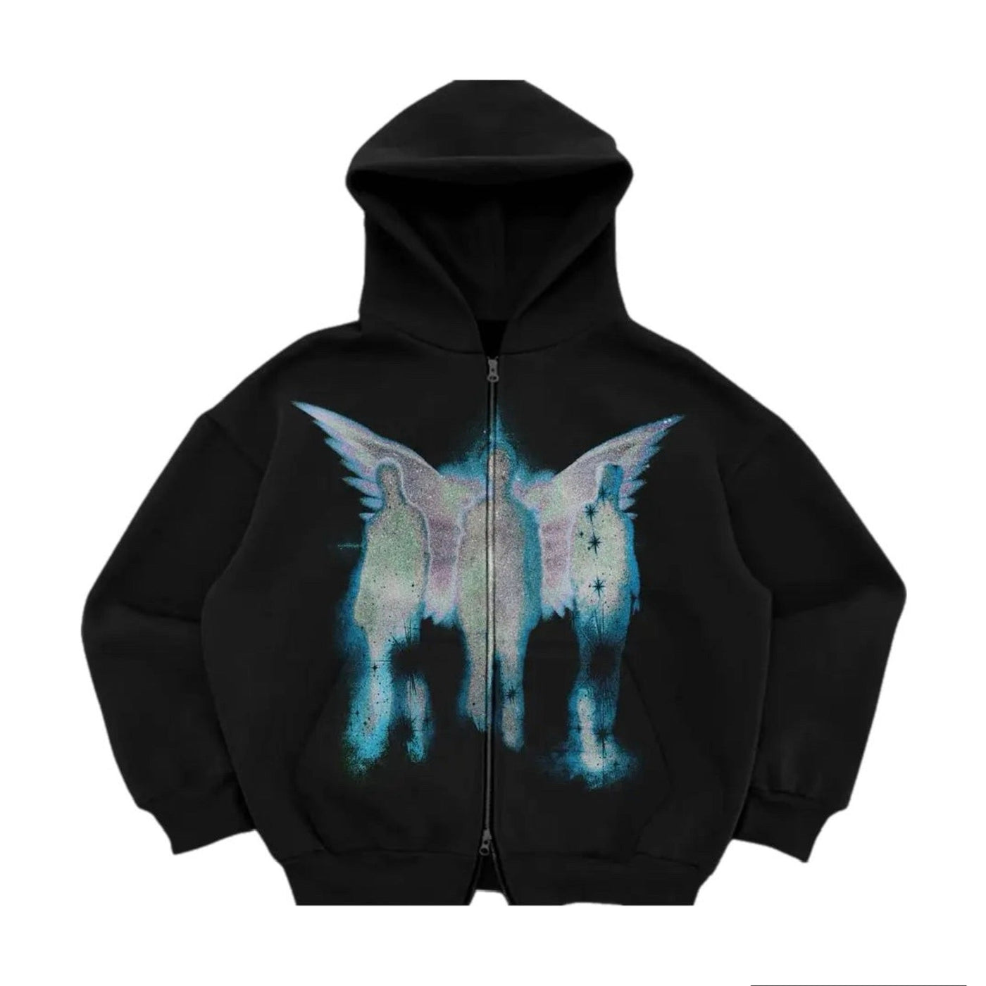 RETRO CARDIGAN CLOUD Zip Up Hoodie