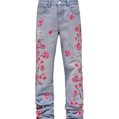 ROSES BLUE - DENIM