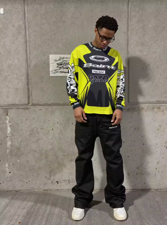 FLMNGO Saint Black/Yellow Long Sleeve